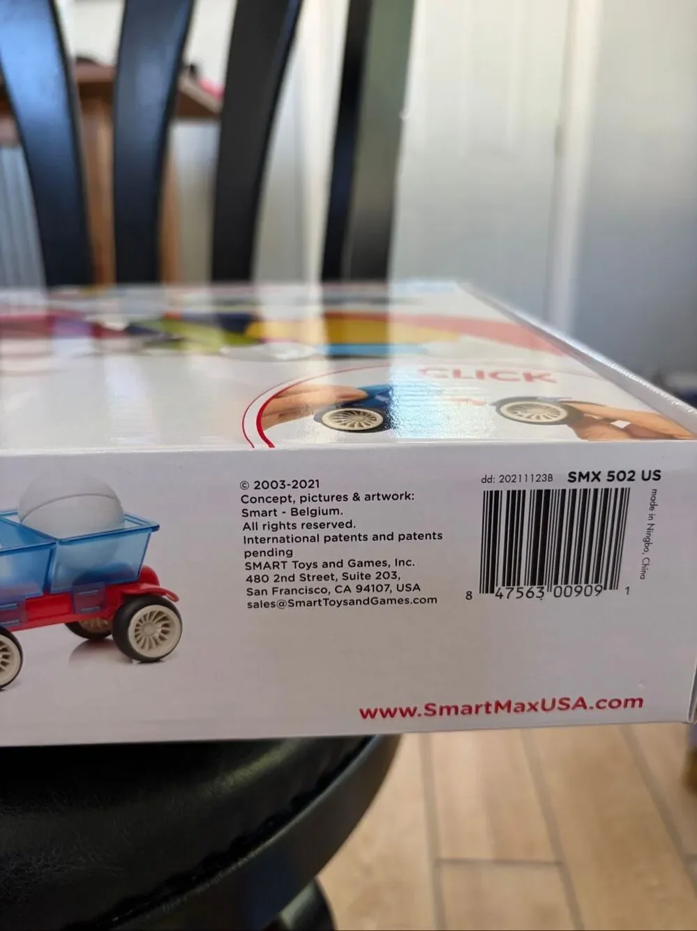 SmartMax Stunt Cars 46pc Magnetic Building Set STEM Toy Ages 3-6